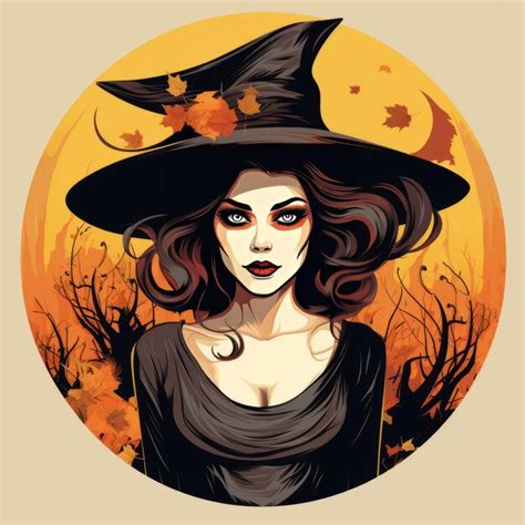 Witch with a spellbinding color scheme